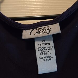 Catherines Curvy Collection Deep Purple Dress